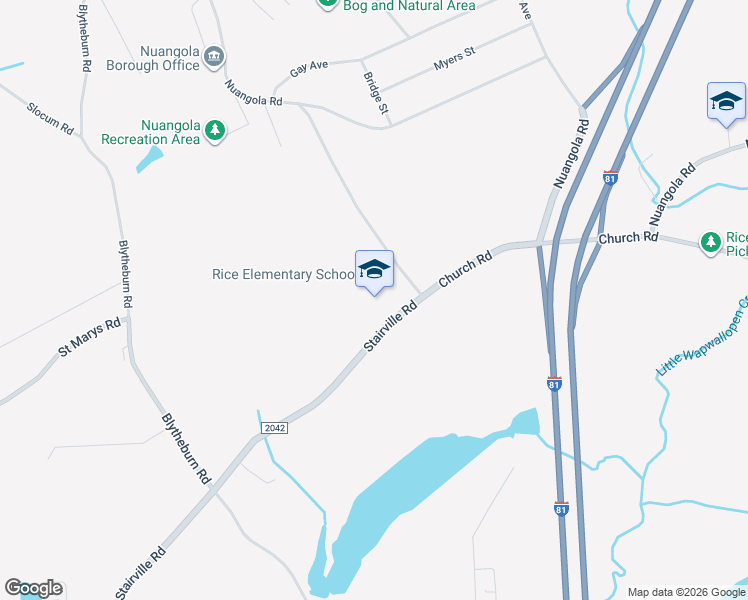 map of restaurants, bars, coffee shops, grocery stores, and more near 3700 Church Road in Mountain Top