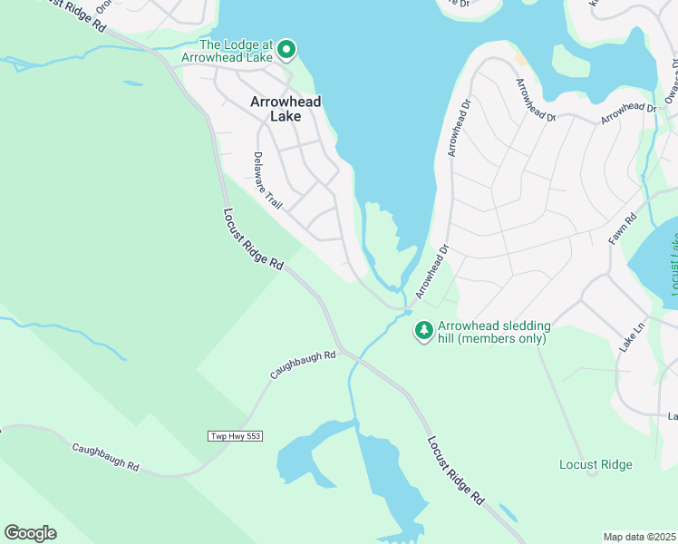 map of restaurants, bars, coffee shops, grocery stores, and more near 105 Flo Court in Monroe County