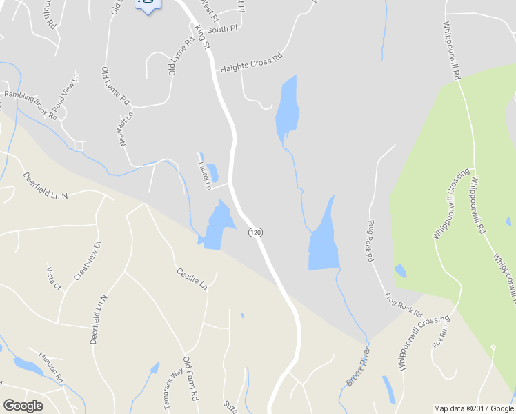 map of restaurants, bars, coffee shops, grocery stores, and more near 763 King Street in Chappaqua