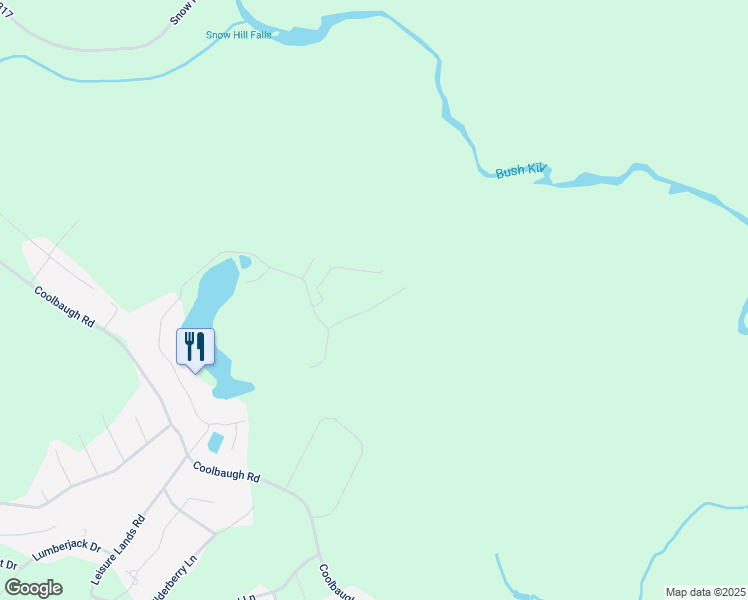 map of restaurants, bars, coffee shops, grocery stores, and more near 3627 Sequoia Drive in East Stroudsburg