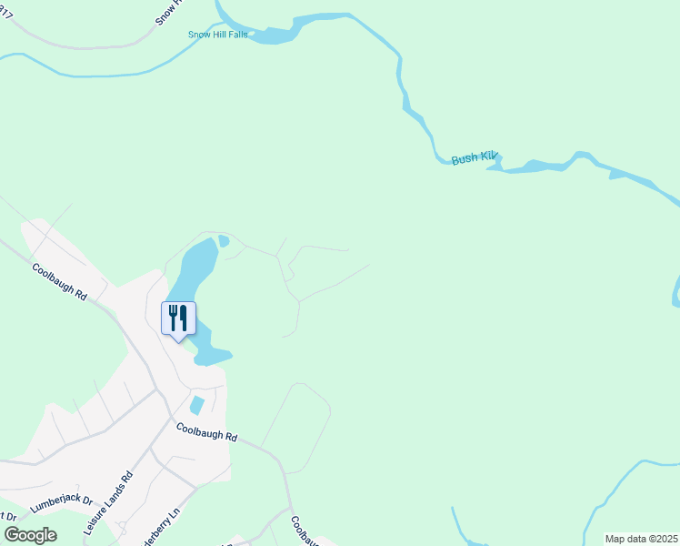 map of restaurants, bars, coffee shops, grocery stores, and more near 3627 Sequoia Drive in East Stroudsburg