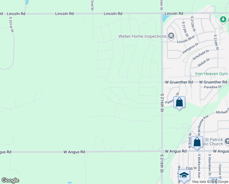map of restaurants, bars, coffee shops, grocery stores, and more near 21910 Amber Drive in Sarpy