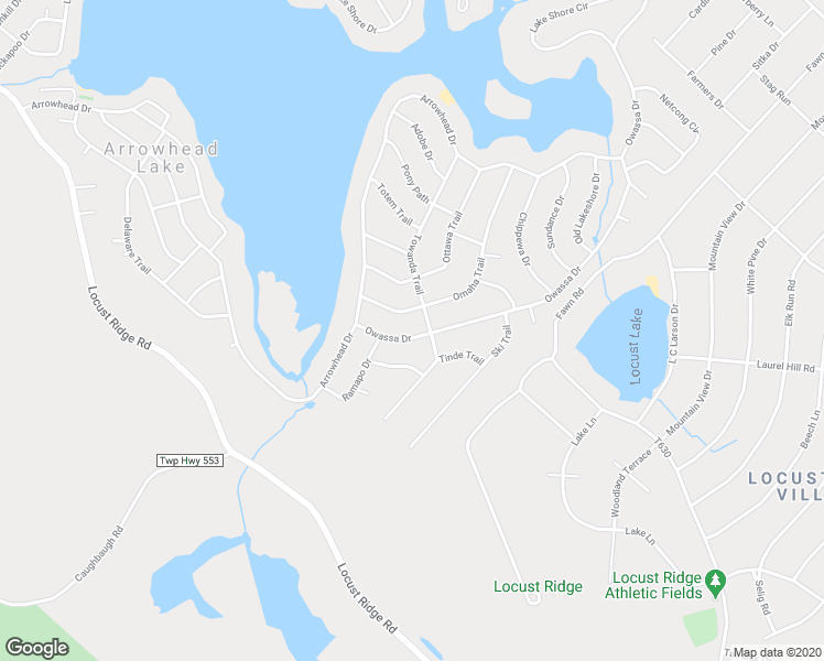 map of restaurants, bars, coffee shops, grocery stores, and more near 129 Owassa Drive in Monroe County