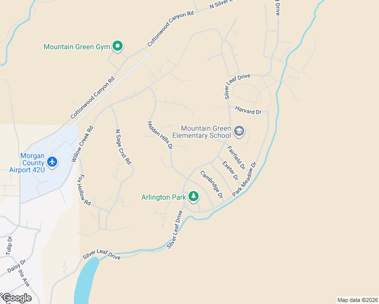 map of restaurants, bars, coffee shops, grocery stores, and more near Bear Spring Circle in Morgan