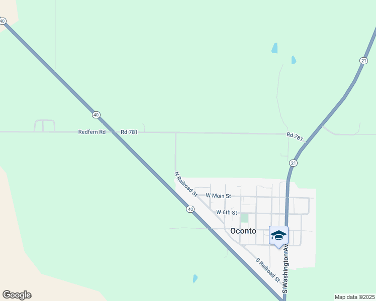 map of restaurants, bars, coffee shops, grocery stores, and more near in Oconto