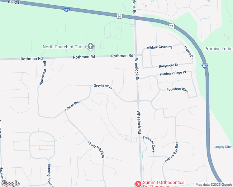 map of restaurants, bars, coffee shops, grocery stores, and more near 6901 Brackenwood Court in Fort Wayne