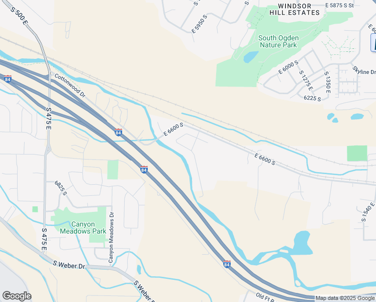 map of restaurants, bars, coffee shops, grocery stores, and more near 975 East 6600 South in Uintah