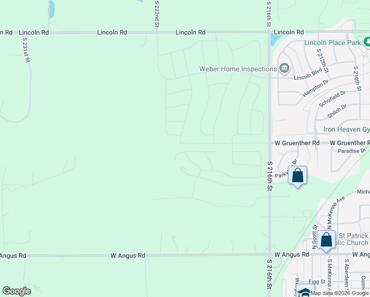 map of restaurants, bars, coffee shops, grocery stores, and more near 21926 Amber Drive in Gretna