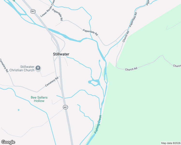 map of restaurants, bars, coffee shops, grocery stores, and more near 3560 Pennsylvania 487 in Stillwater