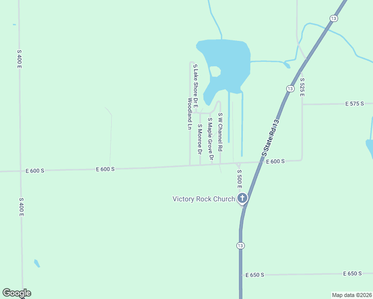 map of restaurants, bars, coffee shops, grocery stores, and more near 5871 Woodland Lane in Warsaw