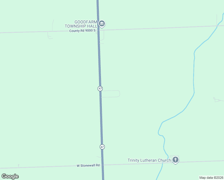 map of restaurants, bars, coffee shops, grocery stores, and more near 9450 Illinois 47 in Dwight