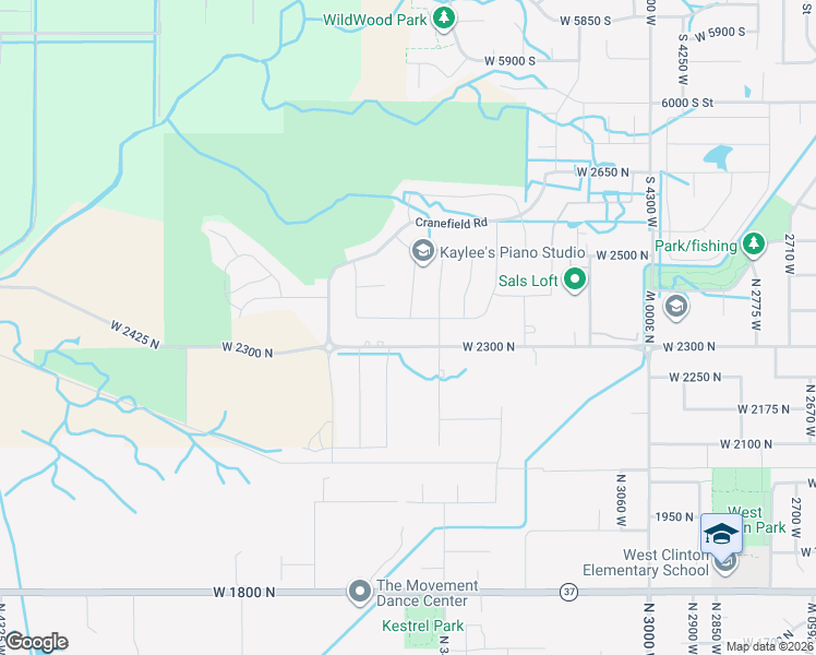 map of restaurants, bars, coffee shops, grocery stores, and more near 3504 Eurasian Crane Road in Clinton