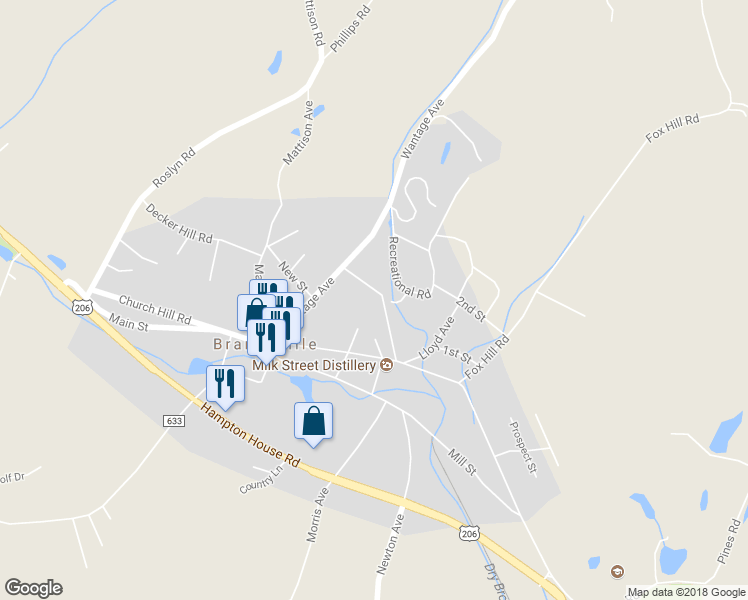 map of restaurants, bars, coffee shops, grocery stores, and more near 7 Maple Avenue in Newton