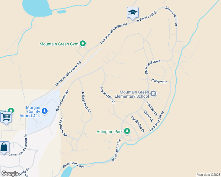 map of restaurants, bars, coffee shops, grocery stores, and more near 3518 Sunrise Circle in Morgan