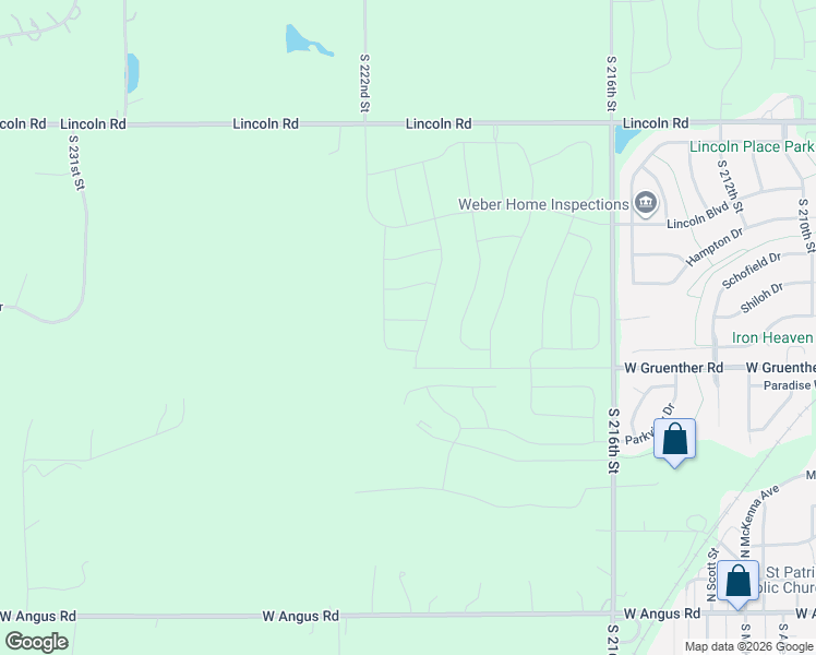 map of restaurants, bars, coffee shops, grocery stores, and more near 22107 Shiloh Drive in Gretna