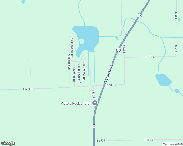 map of restaurants, bars, coffee shops, grocery stores, and more near 5896 South East Channel Road in Warsaw