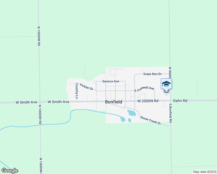 map of restaurants, bars, coffee shops, grocery stores, and more near 256 West Croswell Avenue in Bonfield