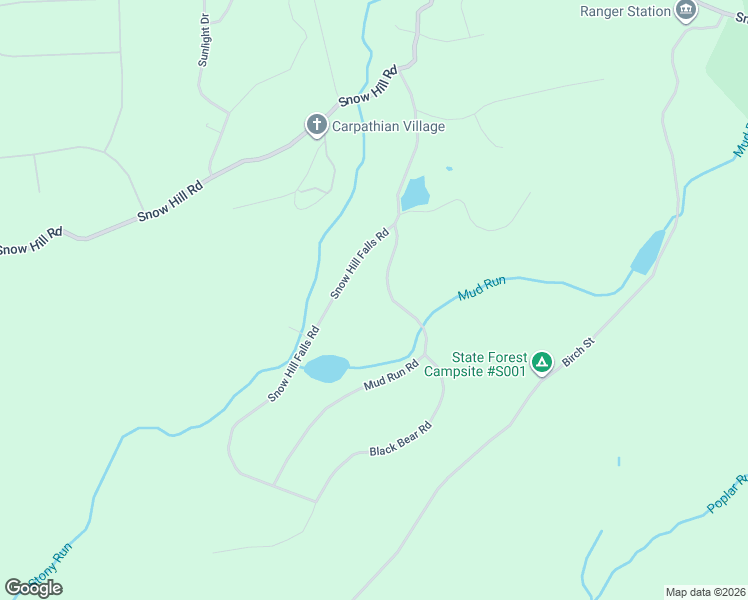 map of restaurants, bars, coffee shops, grocery stores, and more near 134 Mud Run Road in Cresco
