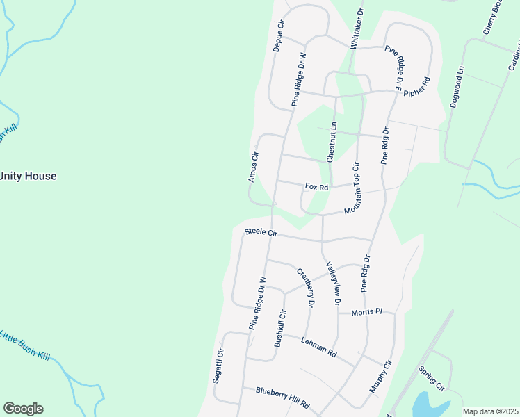 map of restaurants, bars, coffee shops, grocery stores, and more near 8 Amos Circle in Pike County