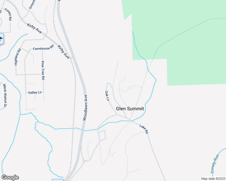 map of restaurants, bars, coffee shops, grocery stores, and more near White Birch Lane in Mountain Top