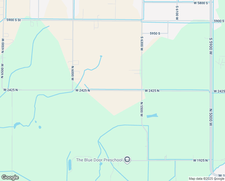 map of restaurants, bars, coffee shops, grocery stores, and more near 5752 West 2425 North in Hooper