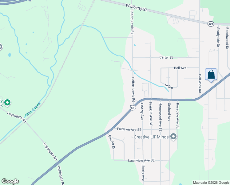 map of restaurants, bars, coffee shops, grocery stores, and more near 3420 Seifert-Lewis Road in Hubbard