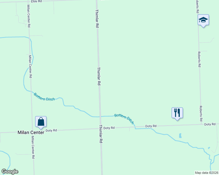 map of restaurants, bars, coffee shops, grocery stores, and more near 7034 Thimler Road in New Haven