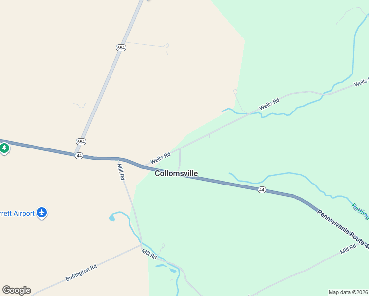 map of restaurants, bars, coffee shops, grocery stores, and more near 82-599 Wells Road in Williamsport