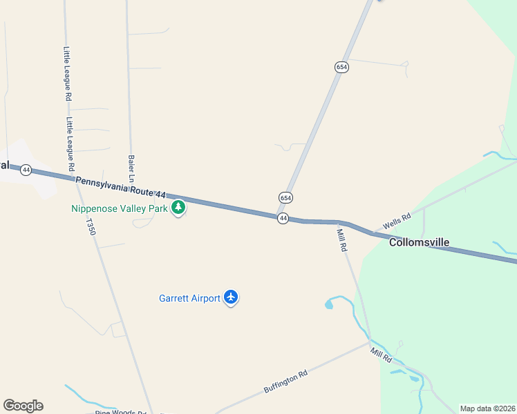 map of restaurants, bars, coffee shops, grocery stores, and more near 7141-7617 State Highway 44 in Williamsport