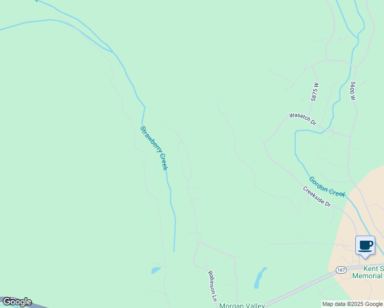 map of restaurants, bars, coffee shops, grocery stores, and more near 6250 Robinson Lane in Morgan