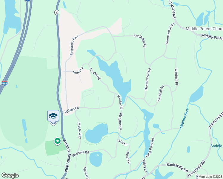 map of restaurants, bars, coffee shops, grocery stores, and more near 4 North Lake Road in Westchester County