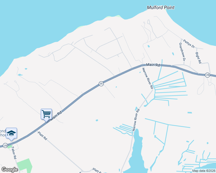 map of restaurants, bars, coffee shops, grocery stores, and more near 27840 Main Road in Orient