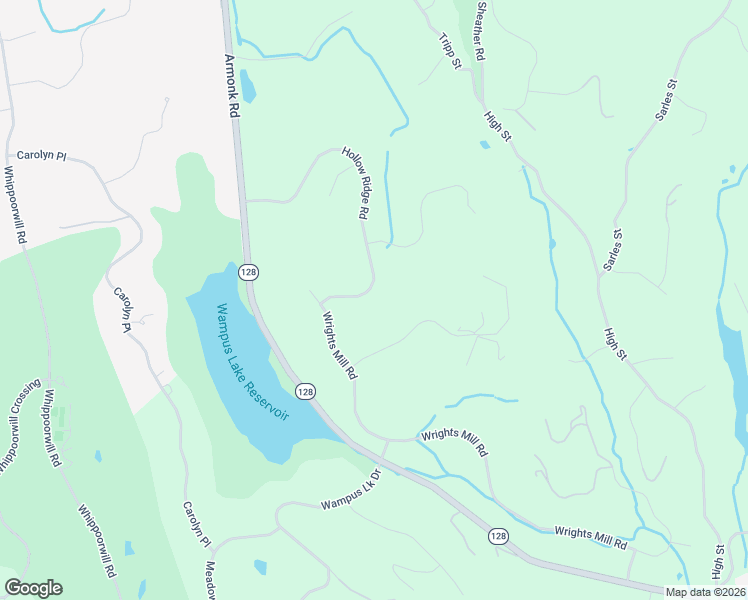map of restaurants, bars, coffee shops, grocery stores, and more near 5 Hollow Ridge Road in Armonk