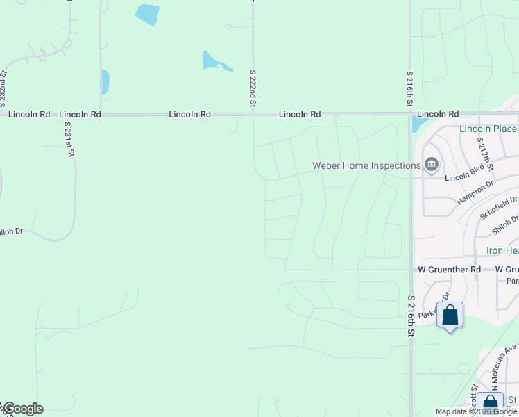 map of restaurants, bars, coffee shops, grocery stores, and more near 11012 South 222nd Street in Sarpy