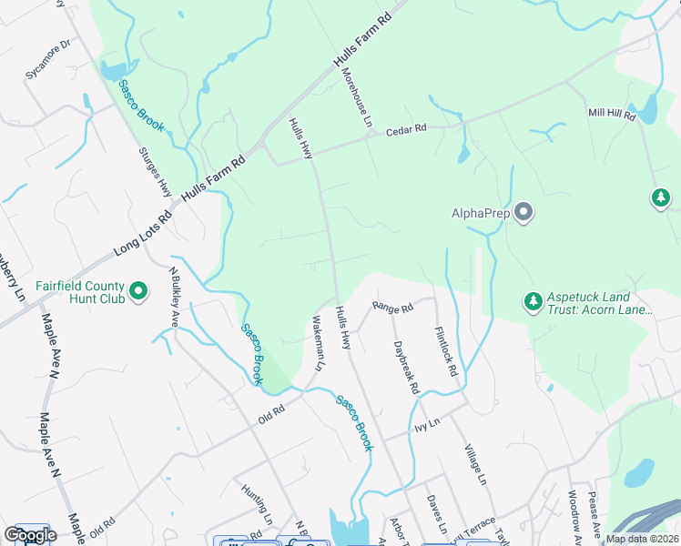 map of restaurants, bars, coffee shops, grocery stores, and more near 838 Hulls Highway in Fairfield