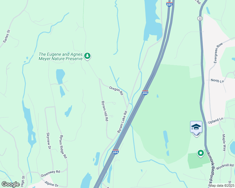 map of restaurants, bars, coffee shops, grocery stores, and more near 9 Oregon Road in North Castle
