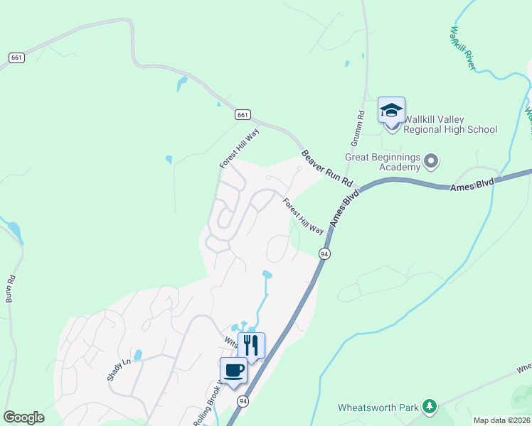 map of restaurants, bars, coffee shops, grocery stores, and more near 3 Short Grass Place in Hamburg