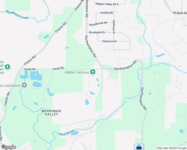 map of restaurants, bars, coffee shops, grocery stores, and more near 716 Hardy Road in Cuyahoga Falls