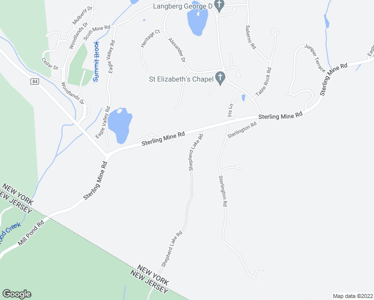 map of restaurants, bars, coffee shops, grocery stores, and more near 26 Shepherd Lake Road in Tuxedo Park
