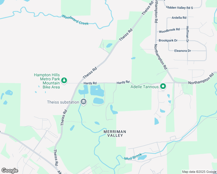 map of restaurants, bars, coffee shops, grocery stores, and more near 976 Hardy Road in Cuyahoga Falls