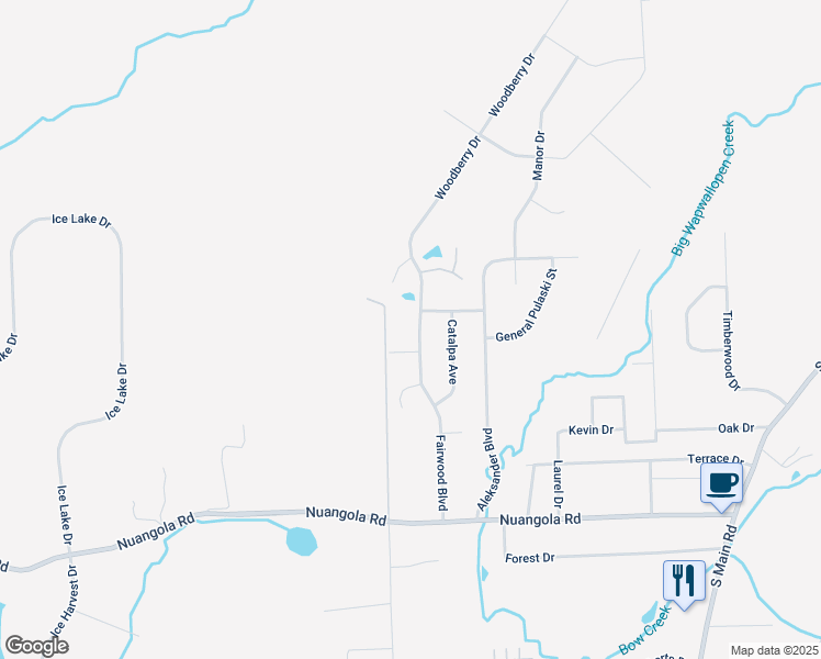 map of restaurants, bars, coffee shops, grocery stores, and more near 392 Fairwood Boulevard in Mountain Top