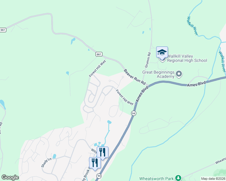 map of restaurants, bars, coffee shops, grocery stores, and more near 3 Short Grass Pl in Hamburg