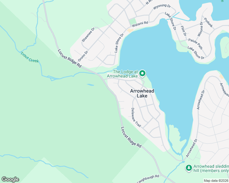 map of restaurants, bars, coffee shops, grocery stores, and more near 54 Pima Place in Monroe County