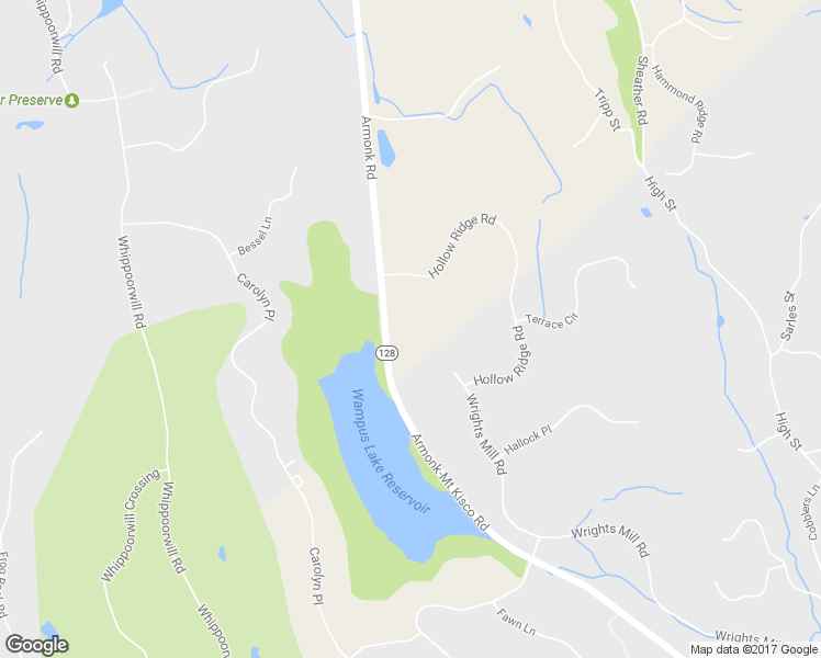 map of restaurants, bars, coffee shops, grocery stores, and more near 26 Hollow Ridge Road in Westchester County