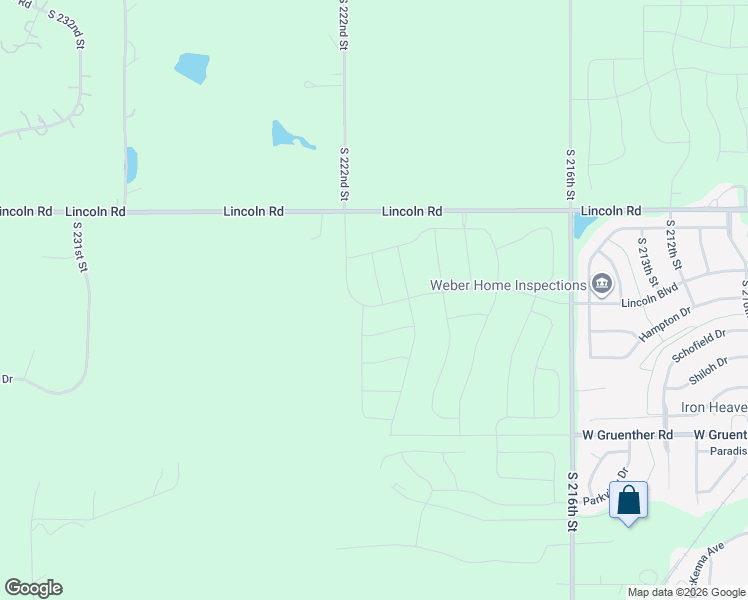 map of restaurants, bars, coffee shops, grocery stores, and more near 10810 South 221st Avenue in Sarpy