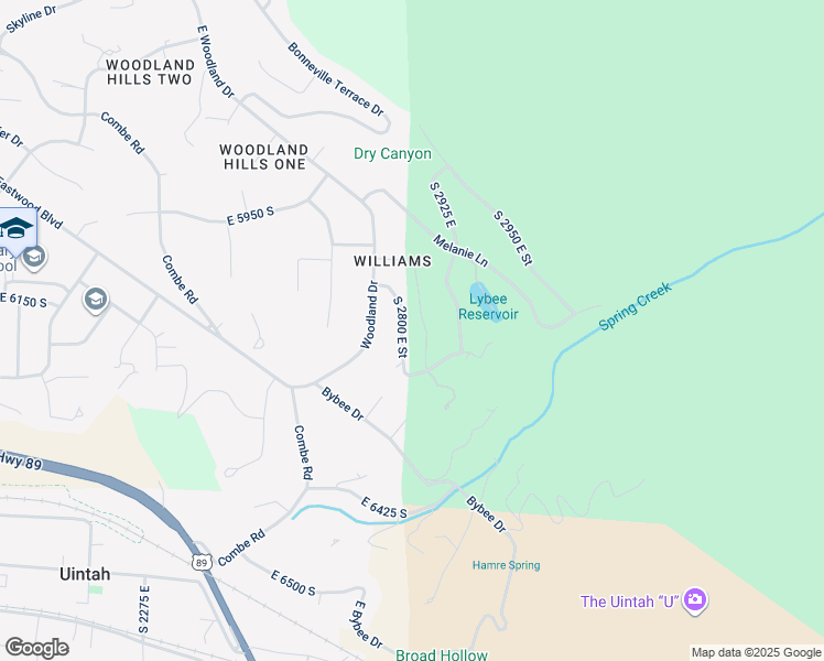 map of restaurants, bars, coffee shops, grocery stores, and more near 6124 Osmond Drive in Ogden
