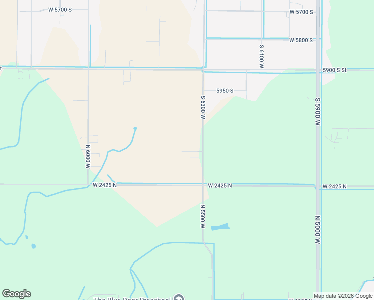map of restaurants, bars, coffee shops, grocery stores, and more near 2581 North 5500 West in Hooper