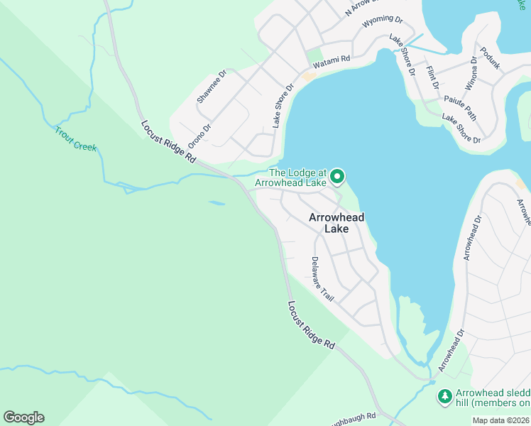 map of restaurants, bars, coffee shops, grocery stores, and more near 54 Pima Place in Monroe County