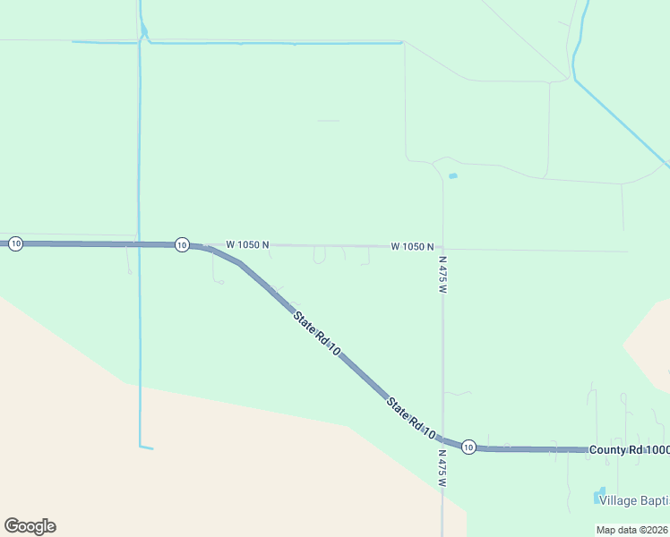 map of restaurants, bars, coffee shops, grocery stores, and more near 5003 West 1050 North in Lake Village