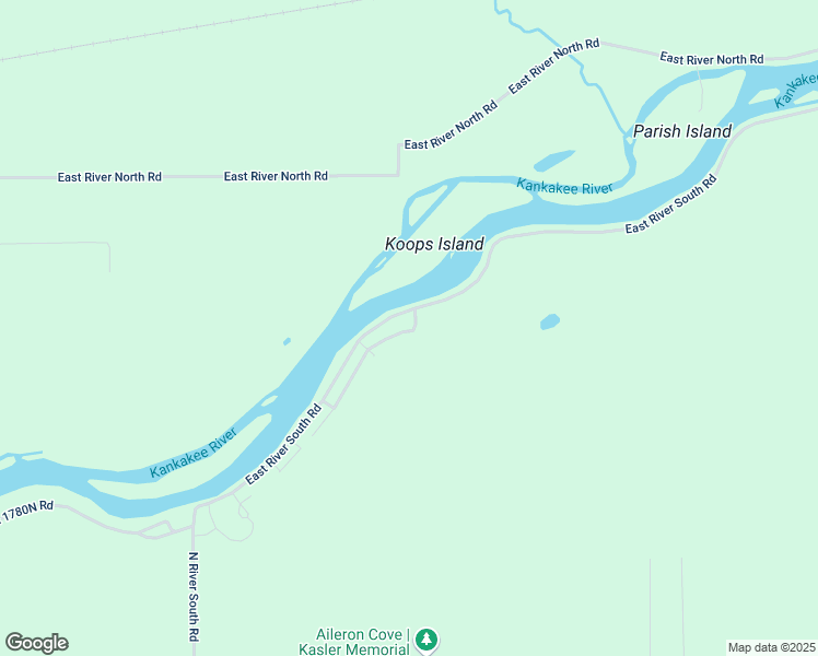 map of restaurants, bars, coffee shops, grocery stores, and more near 8990 East River South Road in Momence